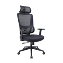 Silla Escritorio Nexa Oficina Ergonomica Negra Levo