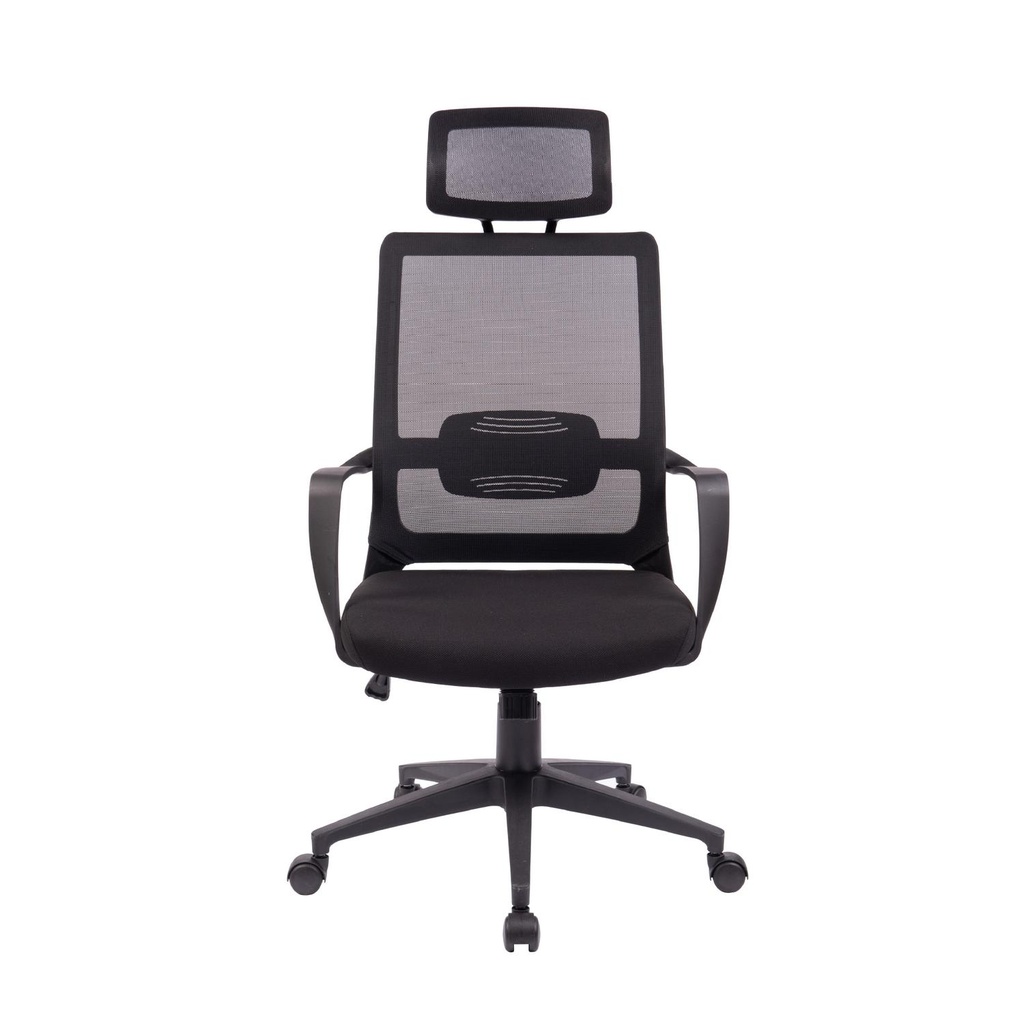 Silla Escritorio Aura Oficina Ergonomica Negra Levo