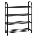 Zapatero de Acero 64x50x18 Cm Atmosphera Negro