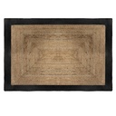 Alfombra Yute Borde Negro 120X170 cm Atmosphera