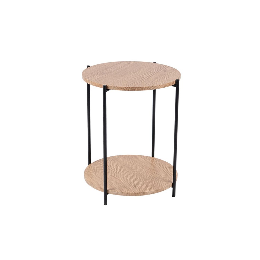 Mesa 40X50Cm Metal Mdf Negro DAY