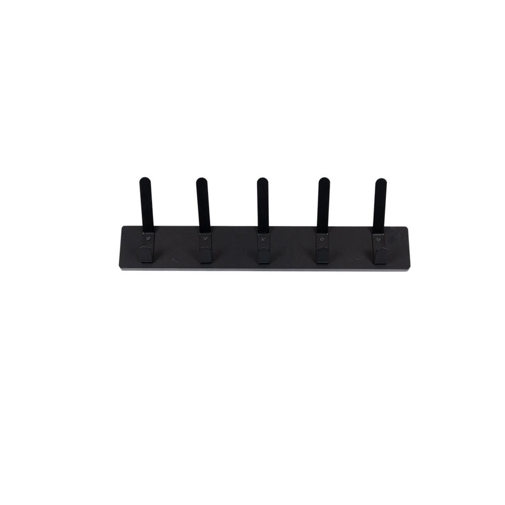 Perchero de Pared 5 Ganchos Negro DAY