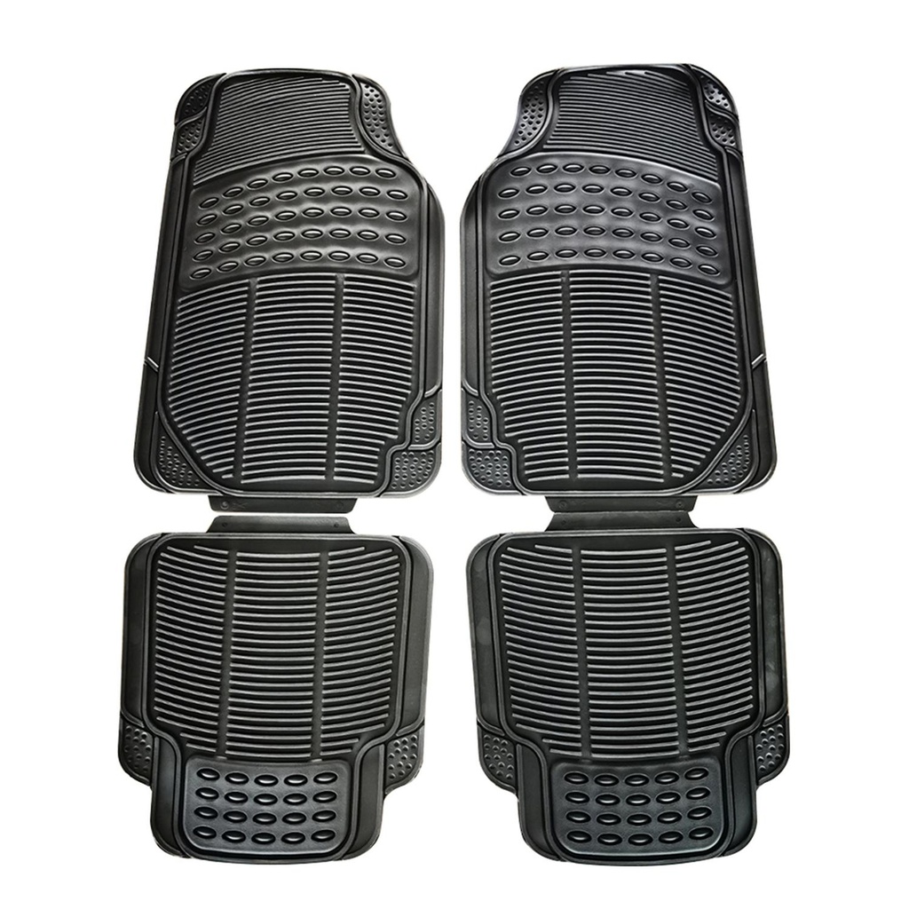 Alfombra Piso de Goma para auto Universal 4 piezas Xroad