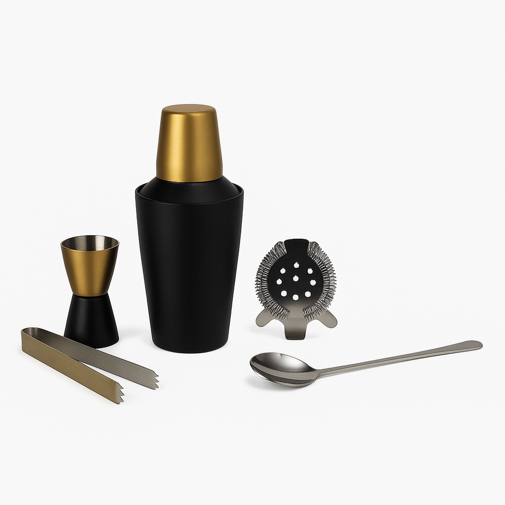 Set de Coctelería 5 Piezas Black Premium Secret de Gourmet