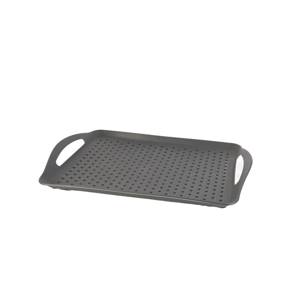 Bandeja Antideslizante Gris 45X32 Cm 5Five