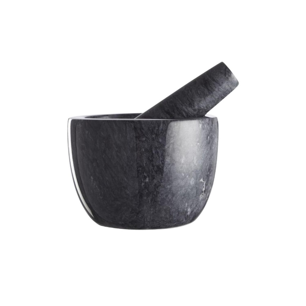Mortero Marmol Negro 13 cm DAY