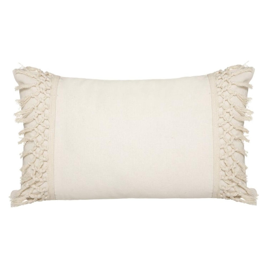Cojin Macrame Algodón Marfil 30 X 50 cm Atmosphera