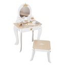 Tocador Infantil Para Niñas Espejo Maquillaje Madera Bandú