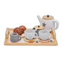 Set Juego Tazas De Té Juguete Didáctico 16pcs Madera Bandú