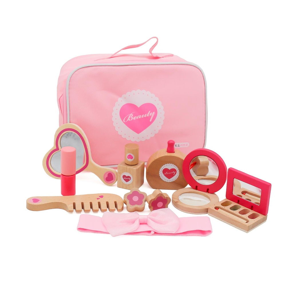 Juego de Maquillaje Set Belleza de Roll Niños Madera Bandú