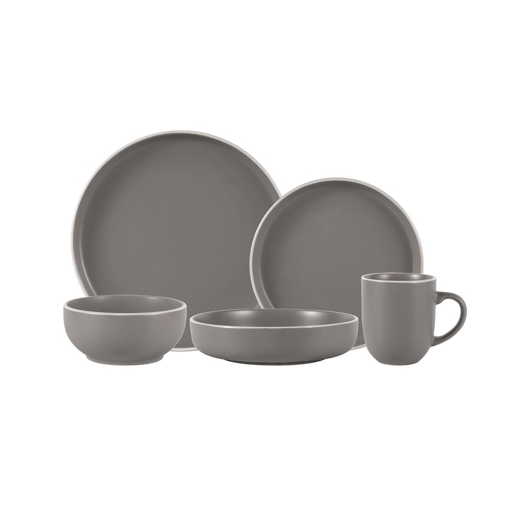 Juego de Loza 30 pcs Cerámica Bruselas 6 personas Simplit