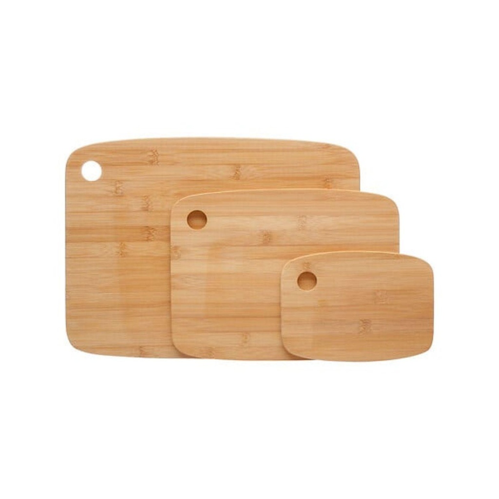 Set De 3 Tablas De Cortar De Bambu Secret de Gourmet