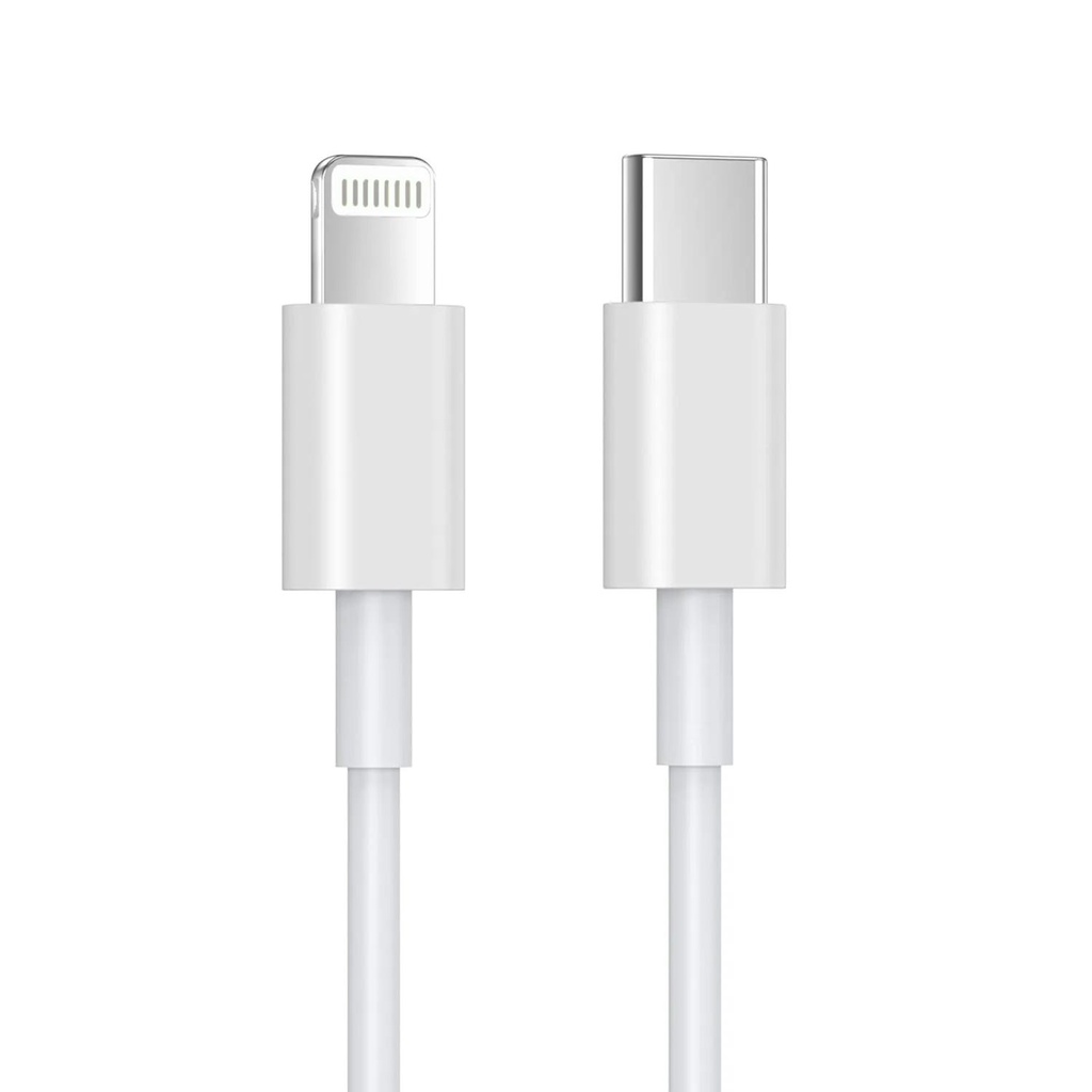 Cable De Carga USB-C a Lightning 1 Mt Blanco LEVO