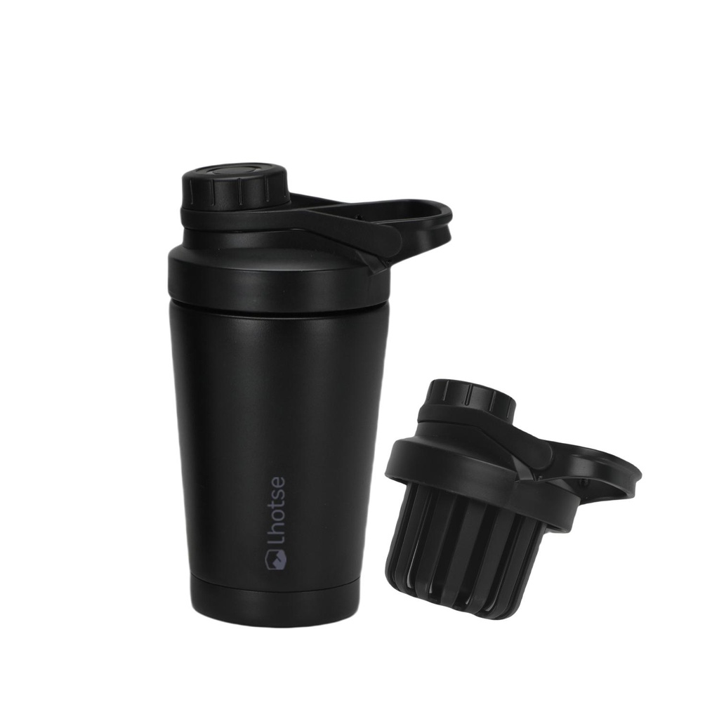 Shaker Vaso Proteina Acero Inoxidable NutriCore 500ml Lhotse