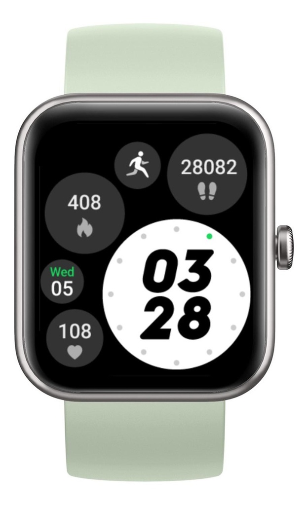 Reloj Smartwatch Lhotse Live 206 Mini 40mm Light Green