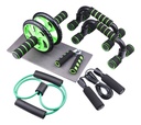 Set Deportivo 7 en 1 Rueda Abdominal Cuerda Lhotse Fit