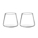 Set 2 Vasos de Vidrio Estilo Japonés 320 ml Simplit