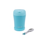 Termo Comida 400ml Azul Cuchara Acero Inox Simplit