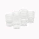 Set 6 Vasos Corto Vintage Charlotte 200ml Simplit