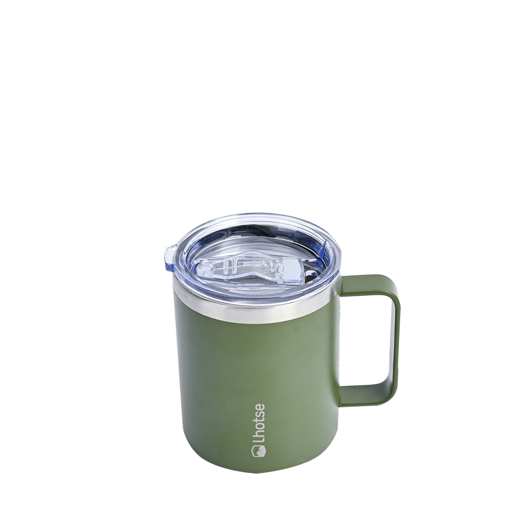 Taza Térmica Insulada Camping 350ml Green