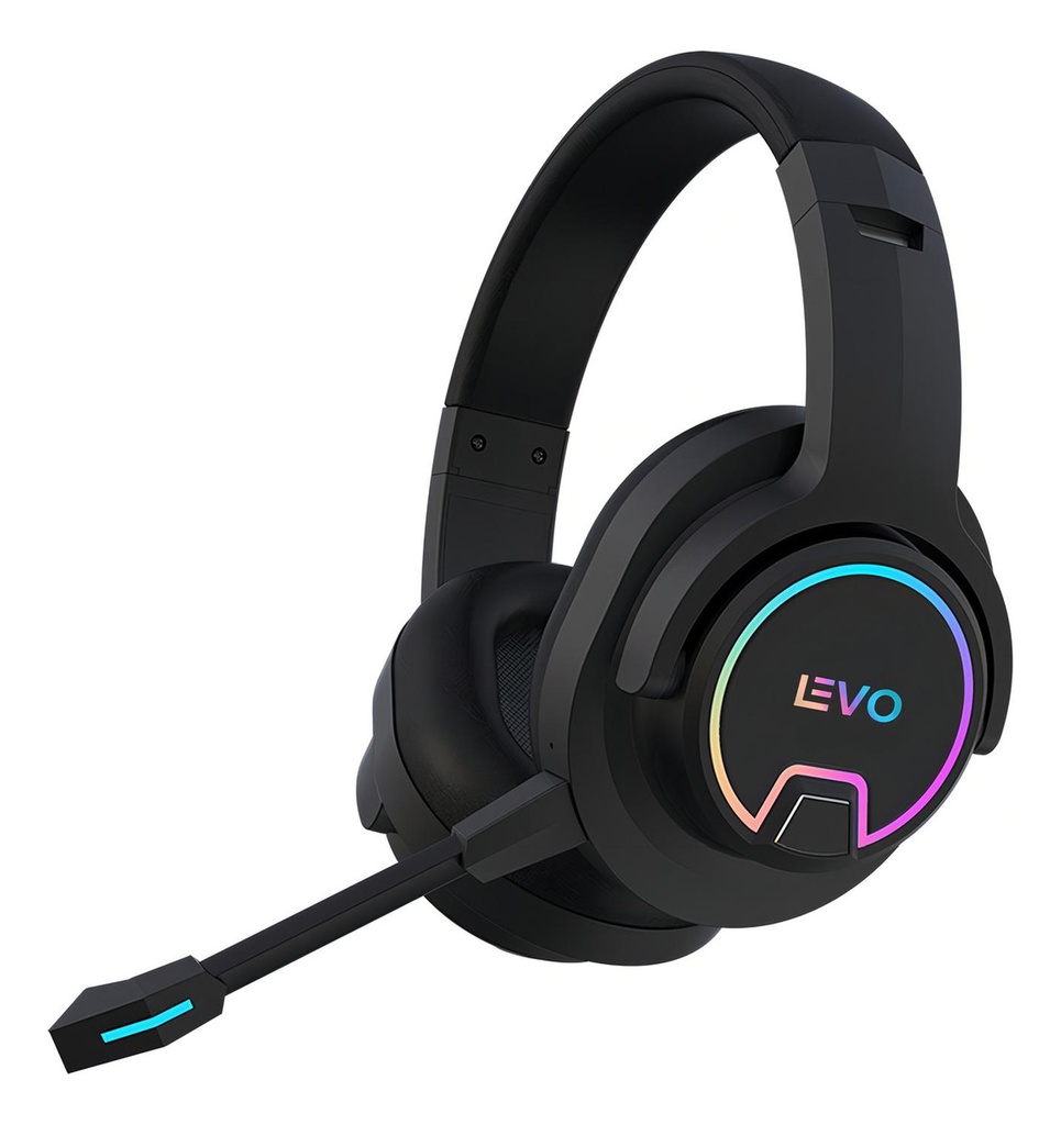 Audifono Gamer Bluetooth RGB Thunder Micrófono Levo