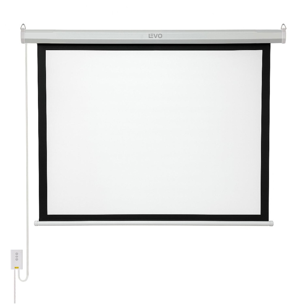 Telón 100 pulgadas Eléctrico con control 200 x 150 cm Levo
