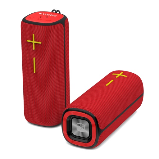 [LHPARPULS-RD] Parlante Portátil Inalámbrico Bluetooth Pulse On Red
