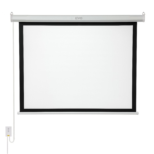 [LVTELELE-80] Telón 80 pulgadas Eléctrico con control 165 x 125 cm LEVO