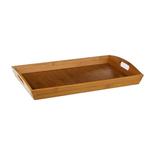 [111539A] Bandeja Rectangular Angular 44X29 cm Bambú 5Five