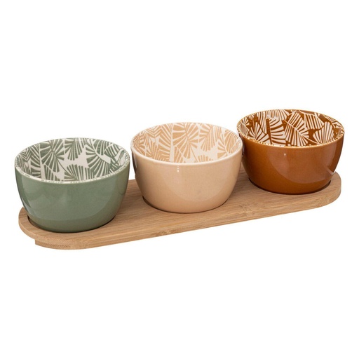 [188455] Set Tabla + 3 Posillos Aperitivo Colores SecretDeGourmet