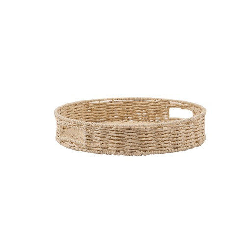 [189717] Bandeja redonda kord 40 cm mimbre 5Five