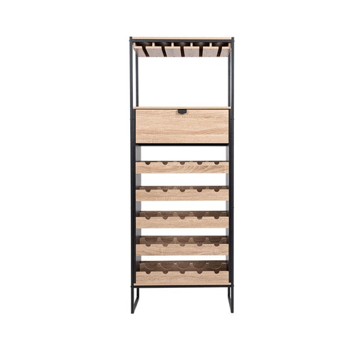 [189646] Mueble Bar con soporte para 25 botellas Aliaj 5Five