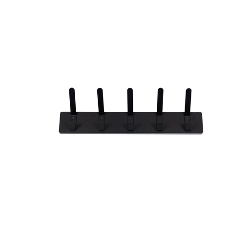 [72657] Perchero de Pared 5 Ganchos Negro DAY
