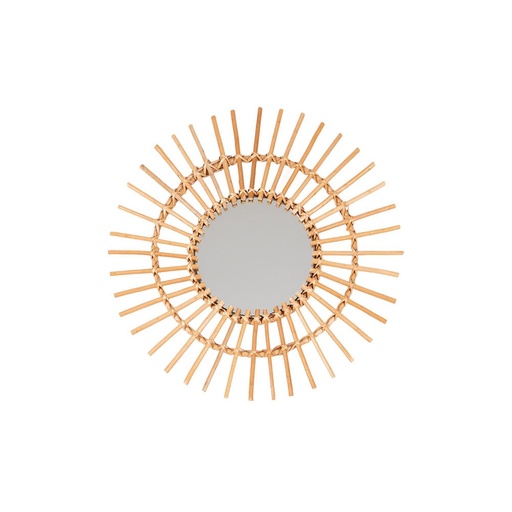 [141149] Espejo Decorativo Redondo Jane de Ratan 58 cm Atmosphera