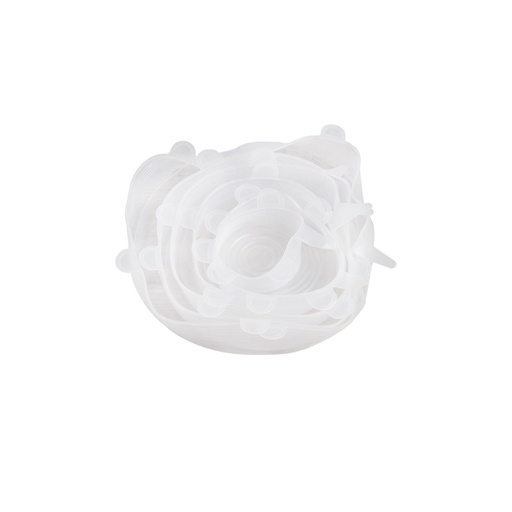 [74053] Set De 6 Tapas Herméticas Silicona DAY