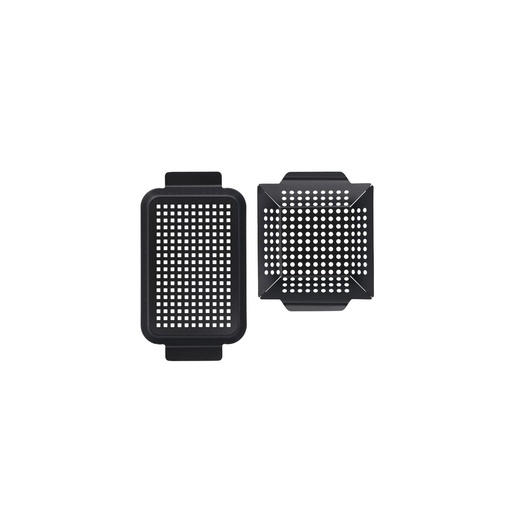 [88202] Pack Bandeja Para Asar Metal 24x20x4 y 34x18x2 cm Dangrill