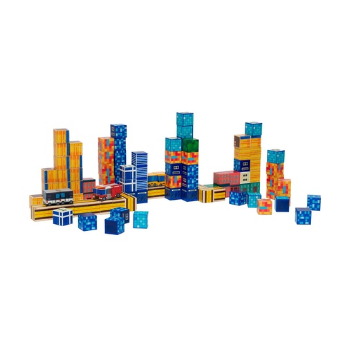 [BDMBCIUMG] Juego Bloques Magnéticos 114pcs MineBlocks Ciudad Bandú