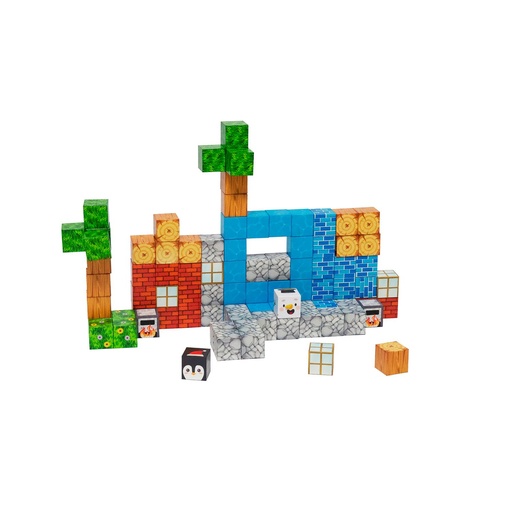 [BDMBAVTHIE] Juego Bloques Magnéticos 89pcs MineBlocks Aventura Bandú