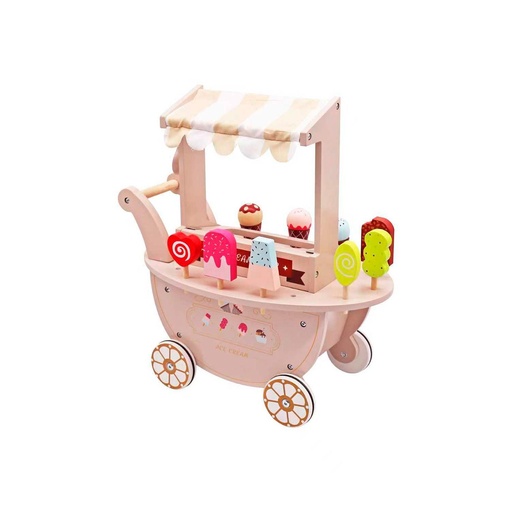 [BDHELMAD] Juego Heladería Infantil Niños Madera Bandú