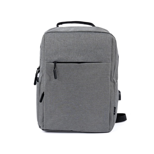 [1659999392257] Mochila para Notebook con Puerto USB 15" Gris Levo