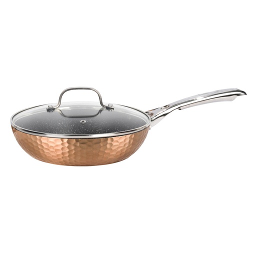 [1635956592996] Sartén Antiadherente Tapa 28cm Copper Simplit