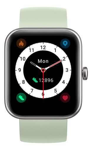 [1639085790351] Reloj Smartwatch Lhotse Live 206 42mm Light Green
