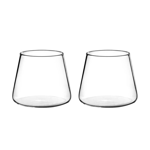 [1660857914743] Set 2 Vasos de Vidrio Estilo Japonés 320 ml Simplit