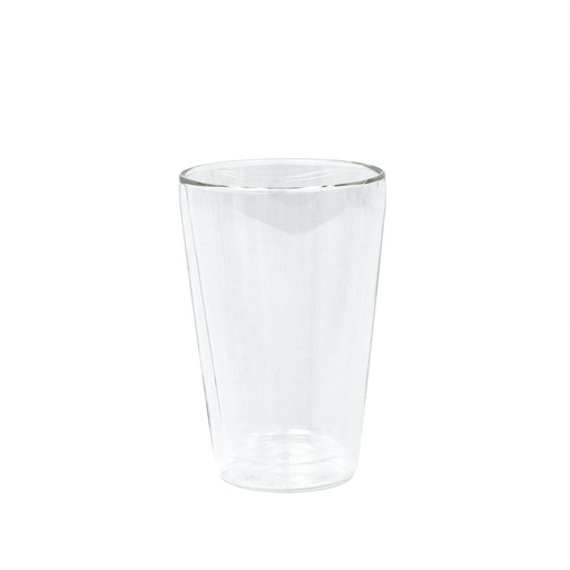 [1654207352499] Set 2 Vasos Vidrio Doble Pared 400 ml Simplit