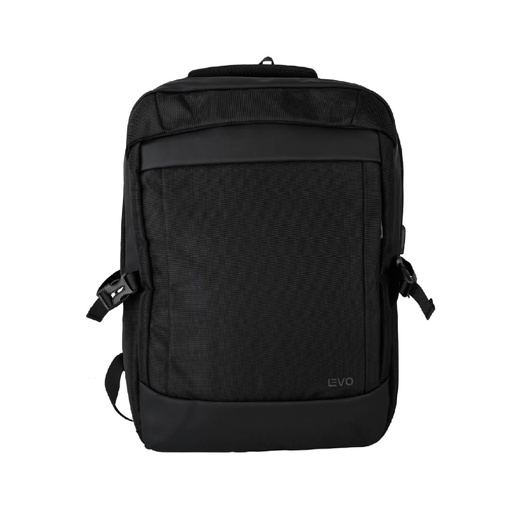 [LVMOWO-BK] Mochila de viaje Notebook WOLF Negra 15,6" LEVO