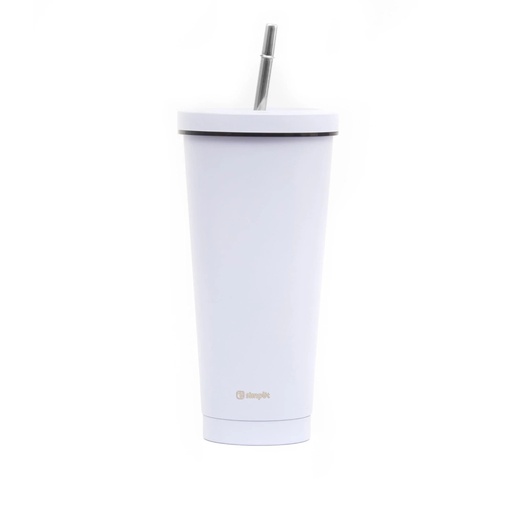 [67951423489593] Vaso Térmico Tumbler 750ml Tapa y Bombilla Morado Simplit