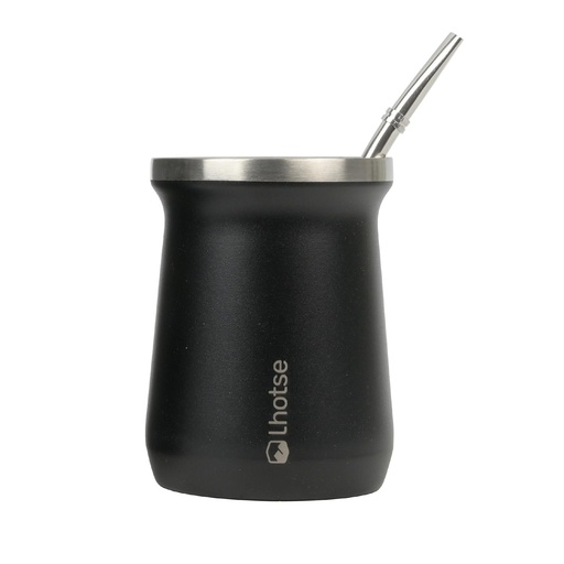 [LHMAMU-BK] Mate Acero Inoxidable con Bombilla Lhotse