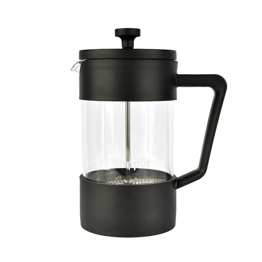 [1630369674271] Cafetera Prensa Francesa Negra 600 ml Simplit