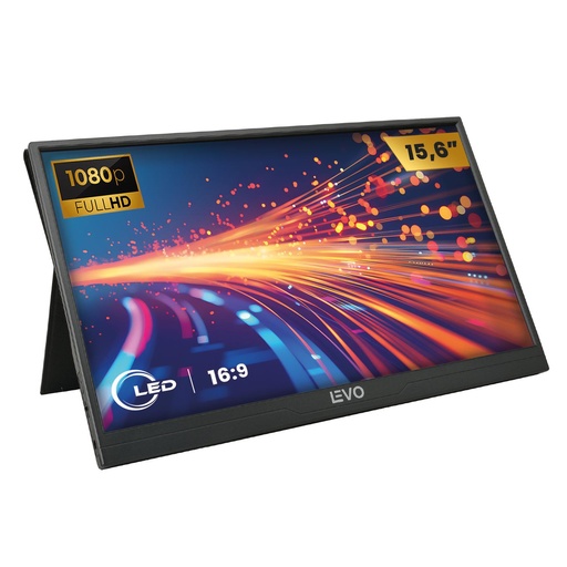 [LVMONPOR-15] Monitor Portátil Gamer ViewGo 15,6" Full HD 1080P Levo