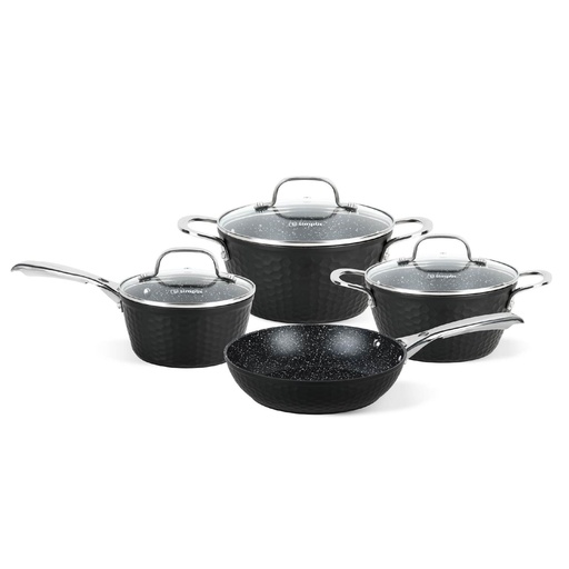 [SMBATCOPBK] Batería de Cocina Antiadherente Black Copper 7 Pzs Simplit